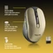 NGS Evo Rust Gold Wireless Rechargeable Silent Mouse gold/schwarz, USB Vorschaubild