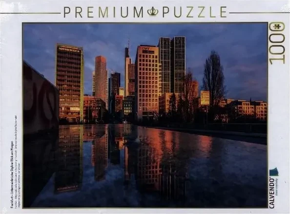 Calvendo Frankfurt - Untermainbrücke Skyline Blick am Morgen