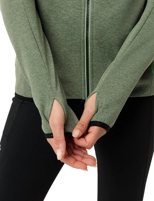 Vaude Valsorda Fleece Hoodie Funktionsjacke agave (Damen)