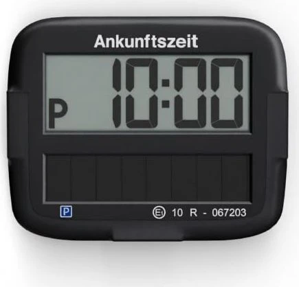 Needit Park Micro Solar Parkscheibe schwarz