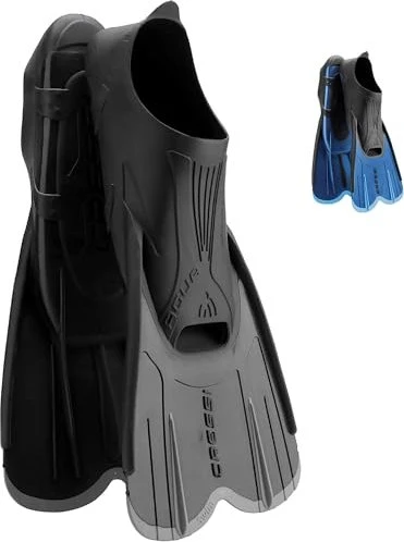 Cressi Agua Short Flossen schwarz/silber