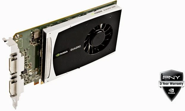 PNY Quadro 2000D, 1GB GDDR5, 2x DVI