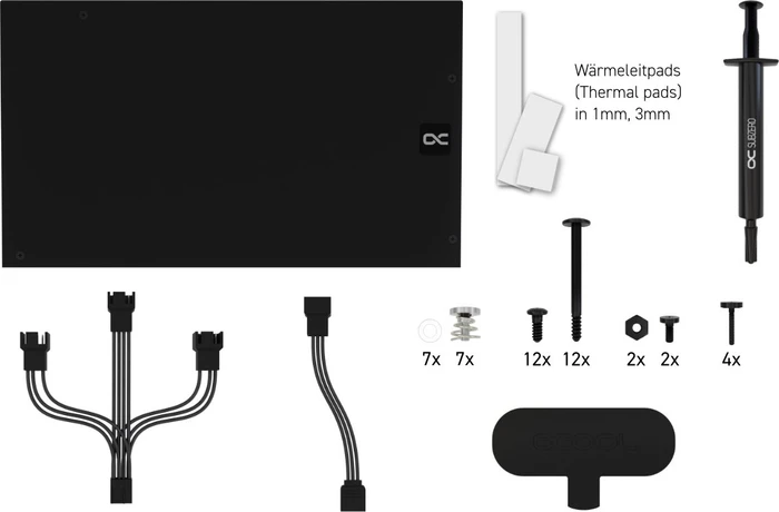 Alphacool Eiswolf 2 AiO 360mm RTX 4080 Strix mit Backplate