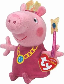 TY Peppa Wutz Prinzessin Peppa 23cm