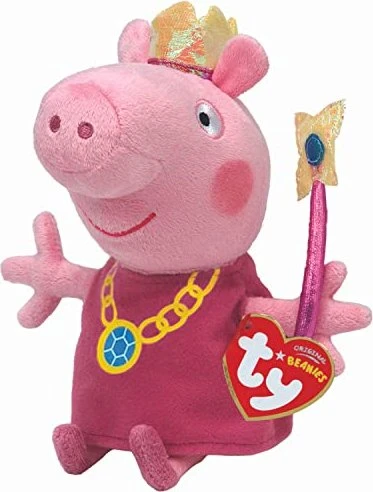 TY Peppa Wutz Prinzessin Peppa 23cm