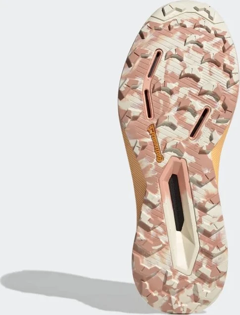 adidas Terrex Agravic Ultra wonder white/gold metallic/acid orange (Damen)