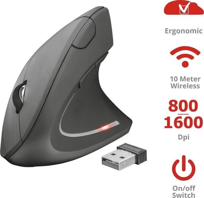 Trust Verto Wireless schwarz, USB