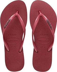 Havaianas Slim Logo Metallic amaranth (Damen)