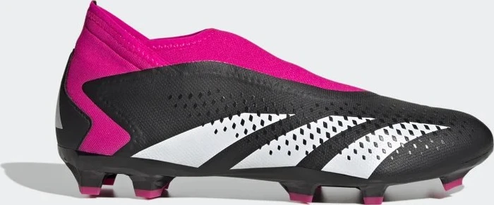 adidas Predator Accuracy.3 Laceless FG core black/cloud white/team shock pink 2