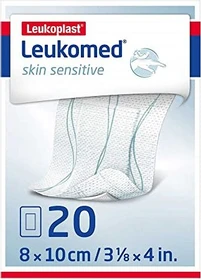 BSN medical Leukomed skin sensitive Pflaster steril, 8 x 10cm, 20 Stück