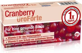 Biogelat Cranberry UroForte Filmtabletten, 60 Stück