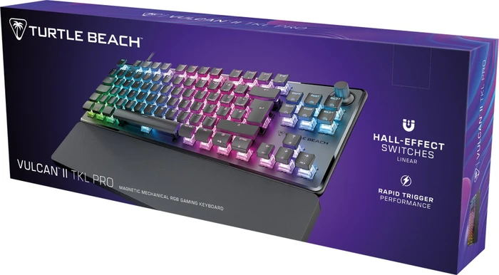 Turtle Beach Vulcan II TKL Pro, schwarz, LEDs RGB, Gateron KS-37B Magnetic, USB, DE