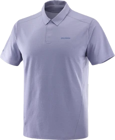 Salomon Trackline Poloshirt kurzarm blue granite (Herren)