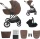 Kinderkraft Prime 3 3in1 Kombi-Kinderwagen braun (KSPRIM03BRW3000)