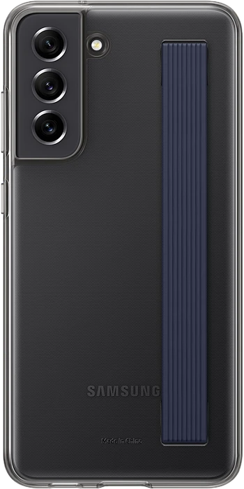 Samsung Slim Strap Cover für Galaxy S21 FE Dark Grey