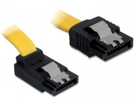 DeLOCK SATA 6Gb/s Kabel gelb 0.2m, oben/gerade (82799)