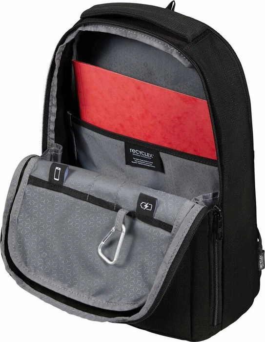 Samsonite Roader, Backpack S, 15.6" Notebook-Rucksack, 42cm, 17l, Deep Black