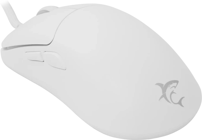 White Shark Graphene Gaming Mouse, weiß, USB