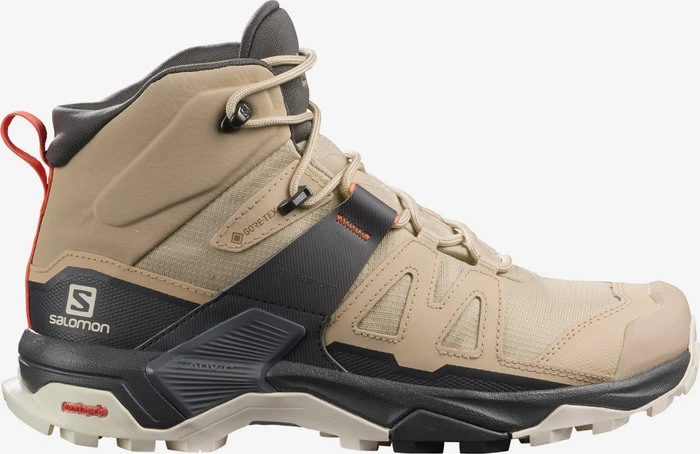 Salomon X Ultra 4 Mid GTX safari/magnet/persimon (Damen)