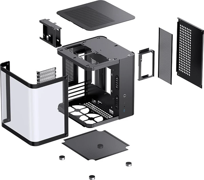 Jonsbo TK-1 2.0 Black, Glasfenster