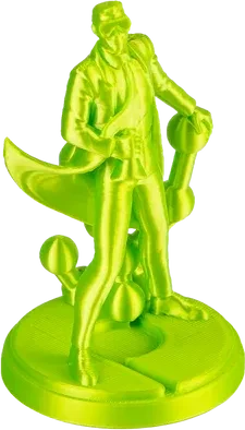 Polymaker PolyLite Silk PLA, Lime, Spule, 1.75mm, 1.00kg