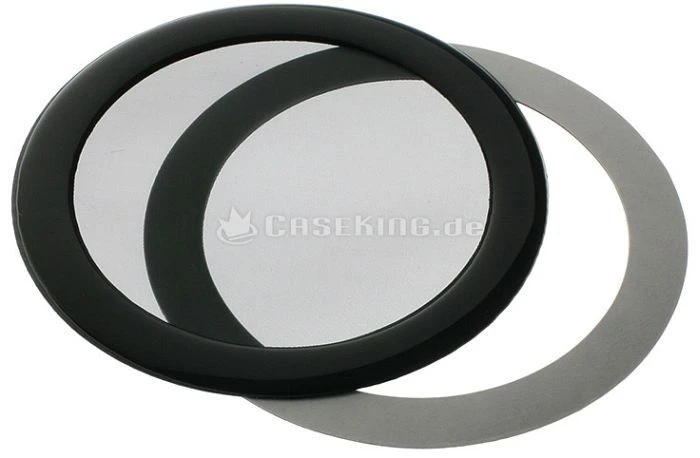 DEMCiflex Staubfilter 92mm rund schwarz/schwarz