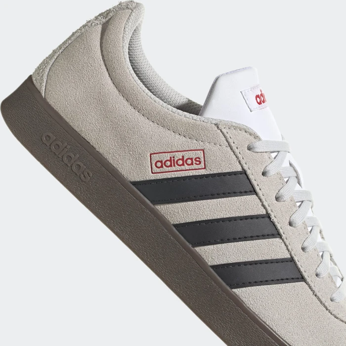 adidas VL Court 2.0 grey one/core black/better scarlet