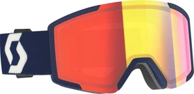 Scott Shield retro blue/enhancer red chrome