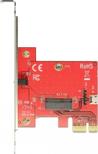 DeLOCK PCI Express Card, 1x M.2 Key E, PCIe x1
