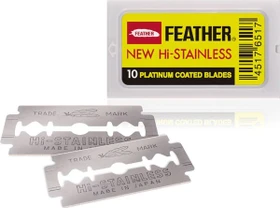 Feather Double Edge Rasierklinge, 10 Stück