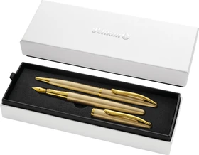 Pelikan Füller und Kugelschreiber Jazz Noble Elegance, gold gelb, 2 Stück