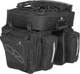 M-Wave Amsterdam Triple Gepäcktasche schwarz