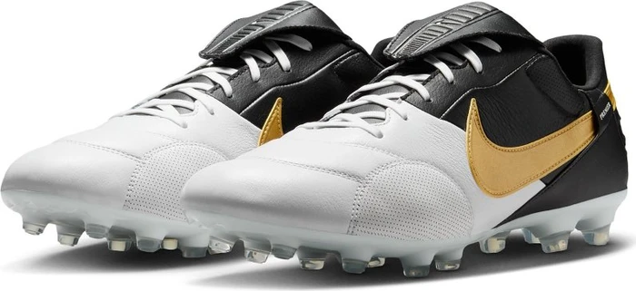 Nike Premier 3 FG Low-Top white/black/metallic gold (Herren)
