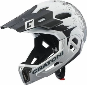 Cratoni C-Maniac 2.0 MX Fullface-Helm white/black matt
