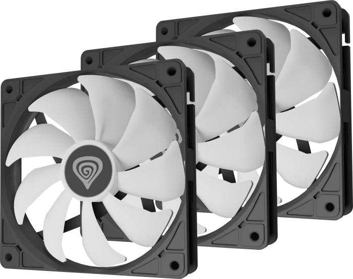 Natec Genesis Oxal 120 ARGB, schwarz, 120mm, 3er-Pack