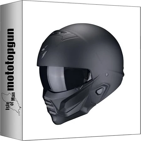 Scorpion EXO-Combat II Solid matt schwarz