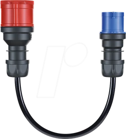 go-eCharger Adapter Gemini flex 11 kW auf CEE rot 32 A