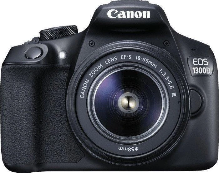 Canon EOS 1300D schwarz mit Objektiv EF-S 18-55mm 3.5-5.6 Set