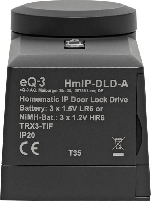 eQ-3 Homematic IP Smart Türschlossantrieb, Anthrazit
