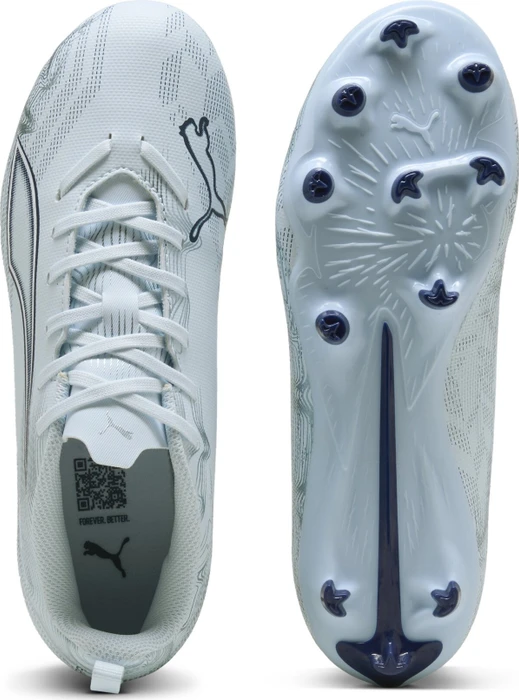 Puma Ultra 6 Play FG/AG icy blue/puma white/blue jewel (Junior)