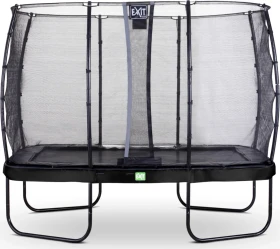 Exit Toys Elegant mit Economy Sicherheitsnetz 214x366cm Trampolin schwarz