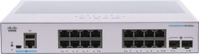 Cisco Business 350 Desktop Gigabit Managed Switch, 16x RJ-45, 2x SFP (CBS350-16T-2G)