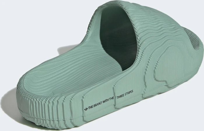 adidas Adilette 22 hazy green/core black