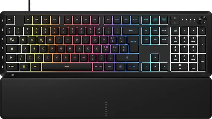 Corsair SKIFF 100 PLUS, schwarz, LEDs RGB, USB, IT