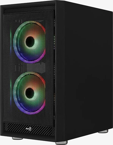 AeroCool Graphite ARGB, Glasfenster