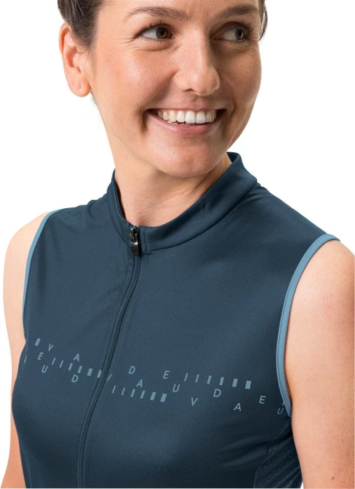 Vaude Posta FZ Trikot ärmellos dark sea uni (Damen)