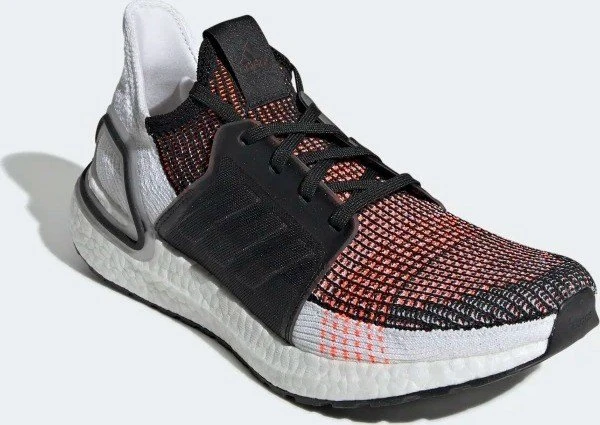 adidas Ultraboost 19 core black/cloud white/solar orange (Herren)
