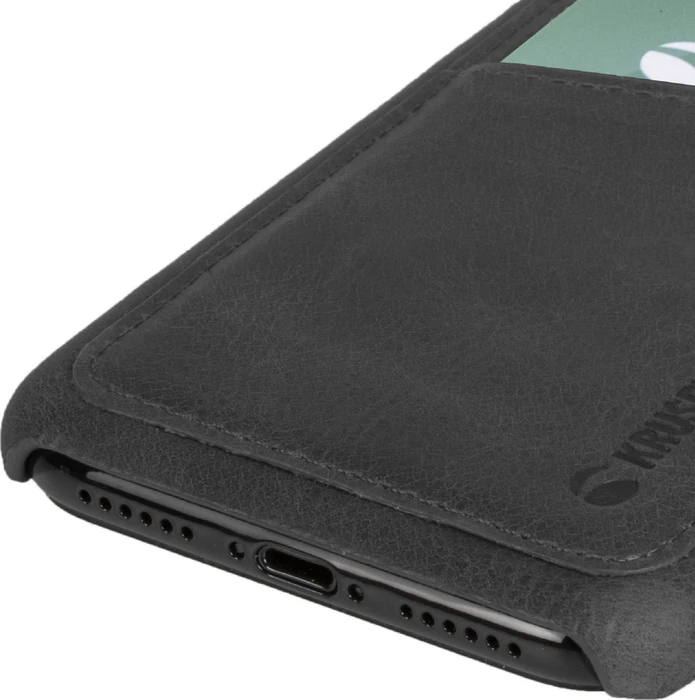 Krusell Sunne 2 Card Cover für Apple iPhone XS Max schwarz
