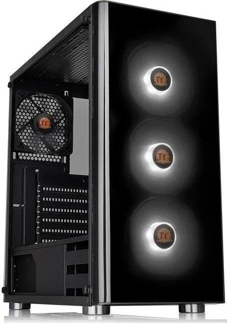 Thermaltake V200 TG RGB, schwarz, Glasfenster
