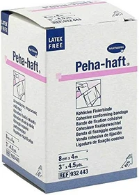 Hartmann Peha-haft Kohäsive Fixierbinde latexfrei,  8cm x 4m,     1 Stück